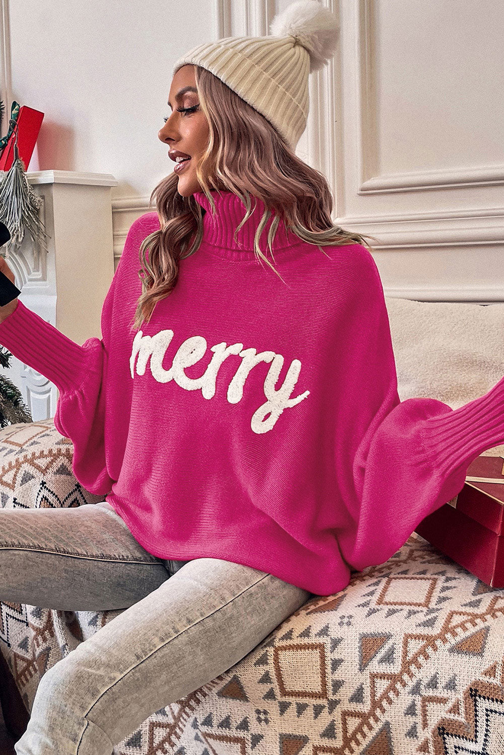 Pink Merry Sweater