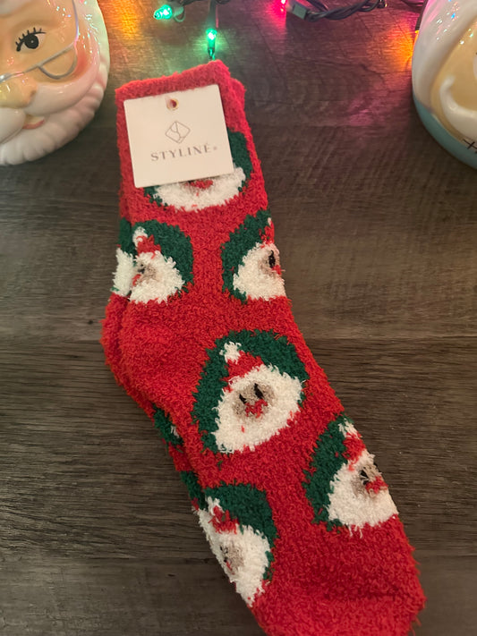 Multi Santa Socks