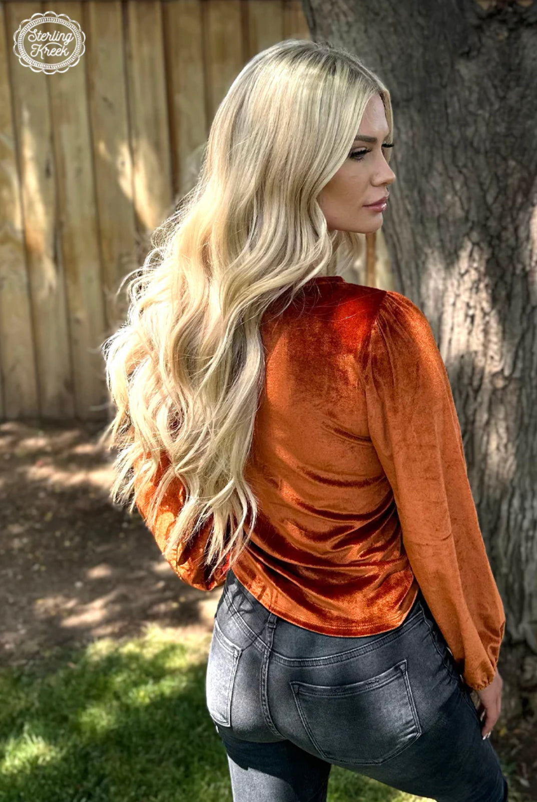 Orange Twist Top