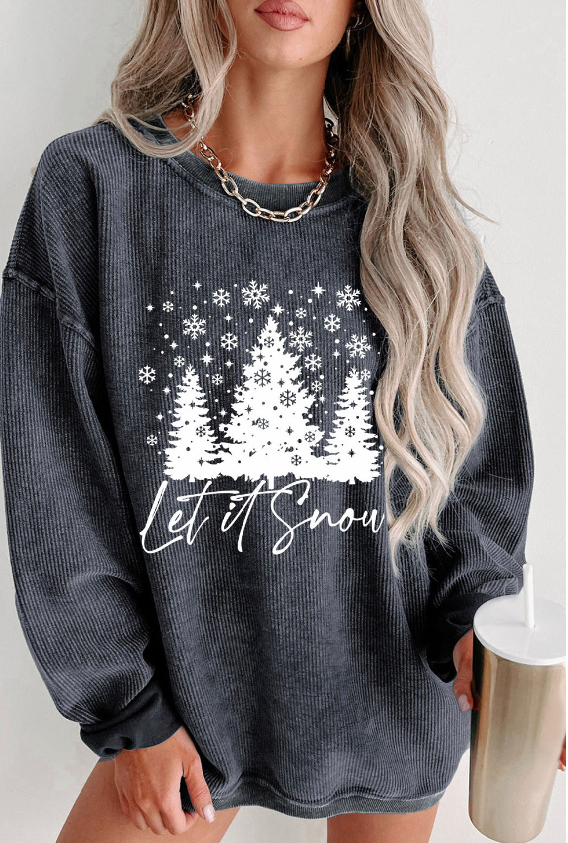 Let It Snow Long Sleeve Top