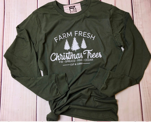 Farm Fresh Christmas Trees Tee