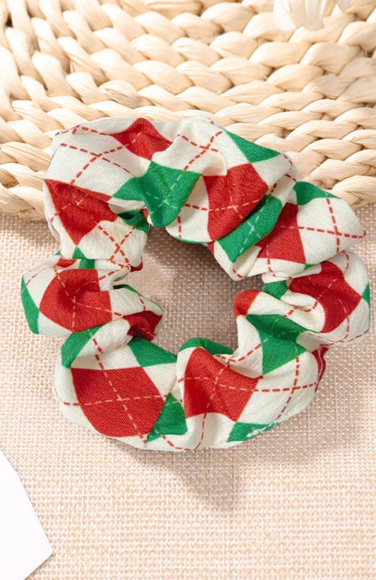 Christmas Plaid Scrunchie