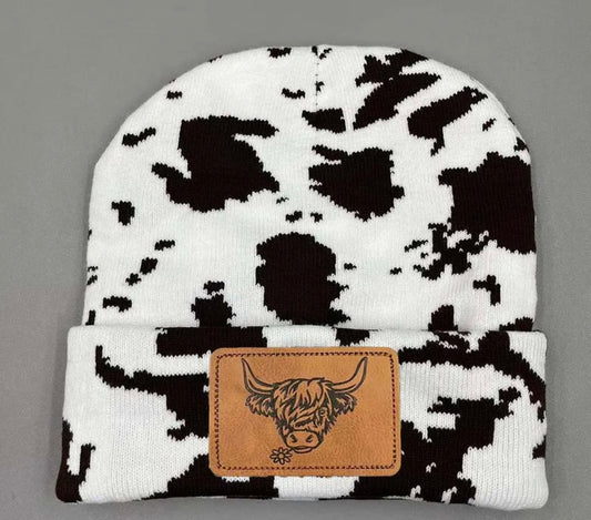 Dark Brown Cow Hat